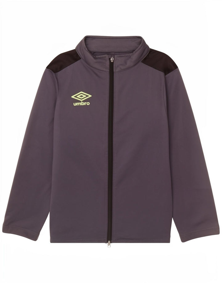 Umbro Veste de Survêtement Garçon 11-12 ans Gris Polyester
