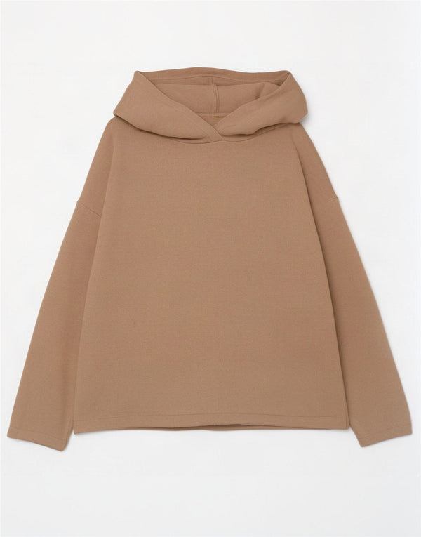 Jack Wills Pull surdimensionné à capuche pour femme UK 12 Beige moyen