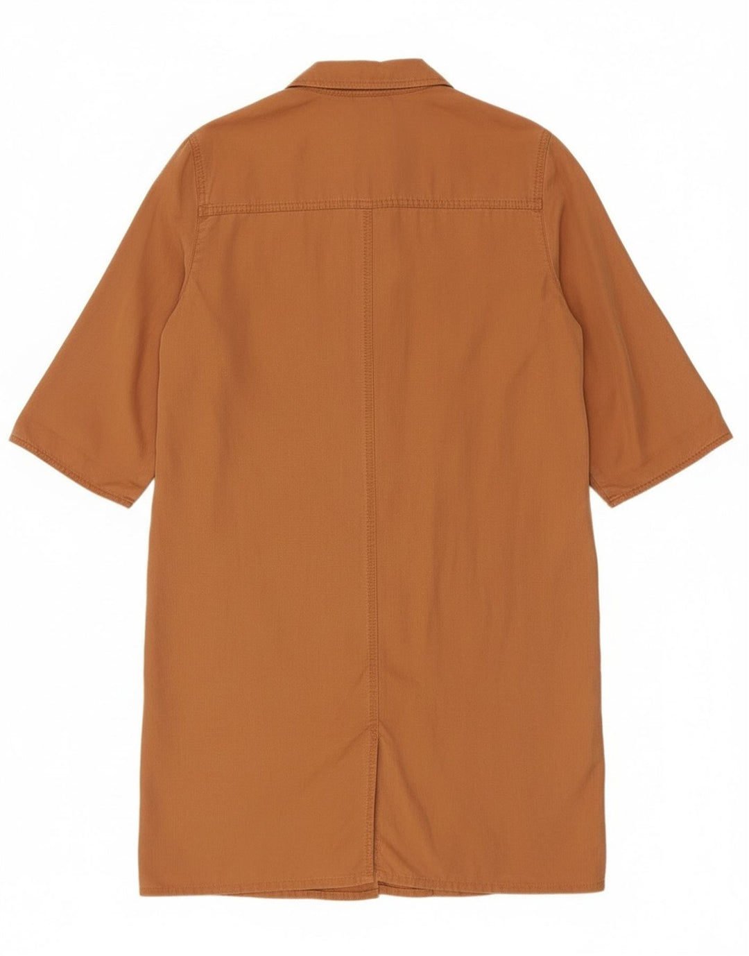 Perte by Krizia Robe chemise pull à manches 3/4 pour femme UK 12 Marron moyen