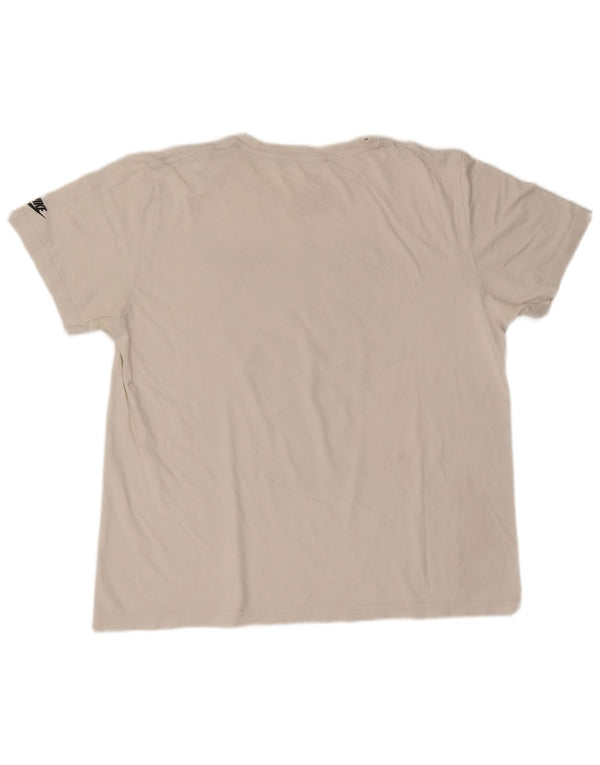 Nike T-shirt coupe ajustée pour homme Blanc 2XL