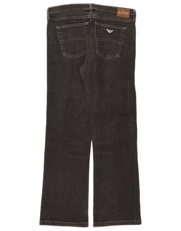 Armani Jeans Bootcut Femme W29 L28 Coton Noir