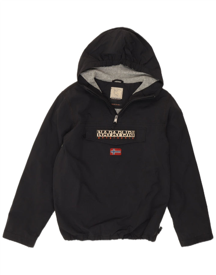 Napapijri Veste Anorak à capuche graphique garçon 13-14 ans Noir Polyester