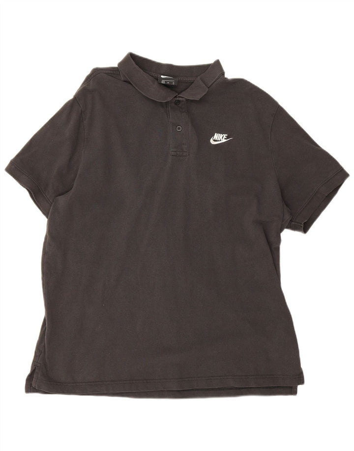 Nike Polo Homme XL Noir Coton