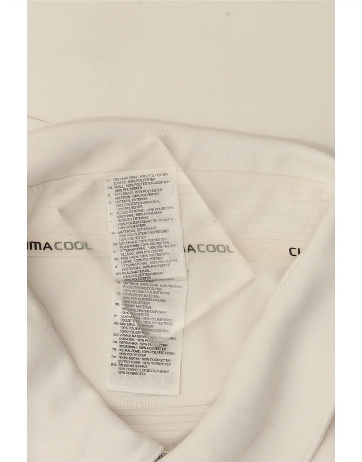 Adidas Homme Climacool Polo XL Blanc Polyester
