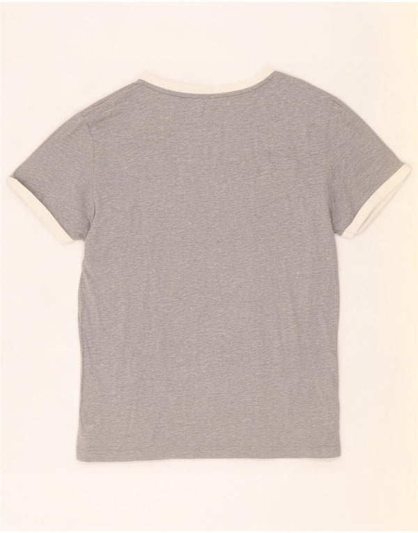 Tommy Hilfiger T-Shirt Graphique Homme Petit Gris Colorblock Coton