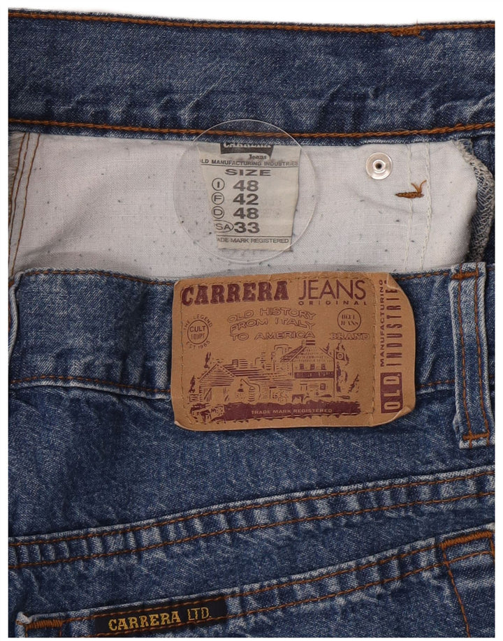 Carrera Short en Jean IT 48 Medium W33 Bleu Coton Homme