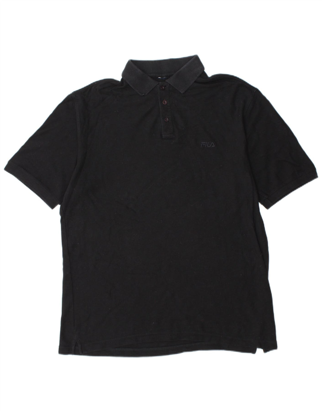 FILA Polo Homme XL Noir Coton