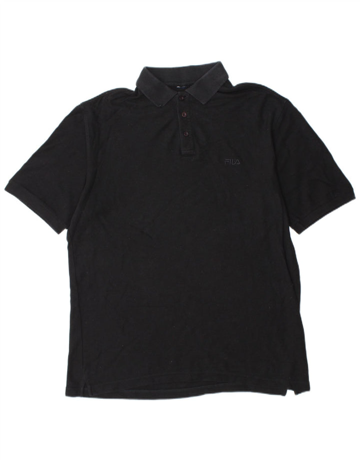 FILA Polo Homme XL Noir Coton
