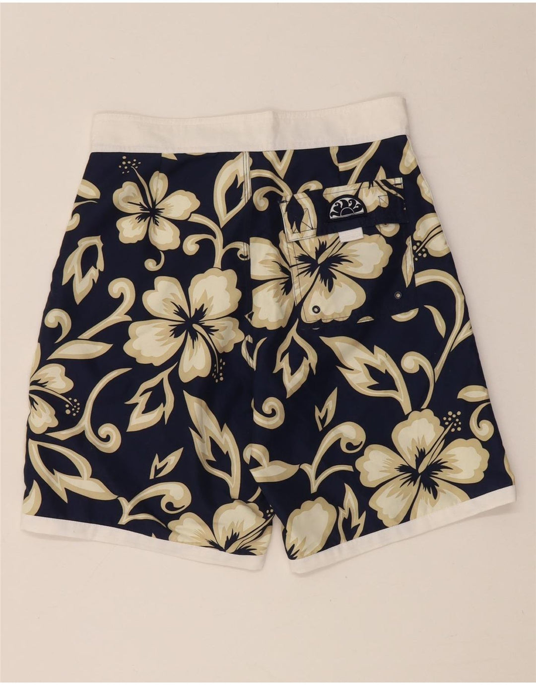 Sundek Short de Bain Homme Petit Polyester Bleu Marine Floral