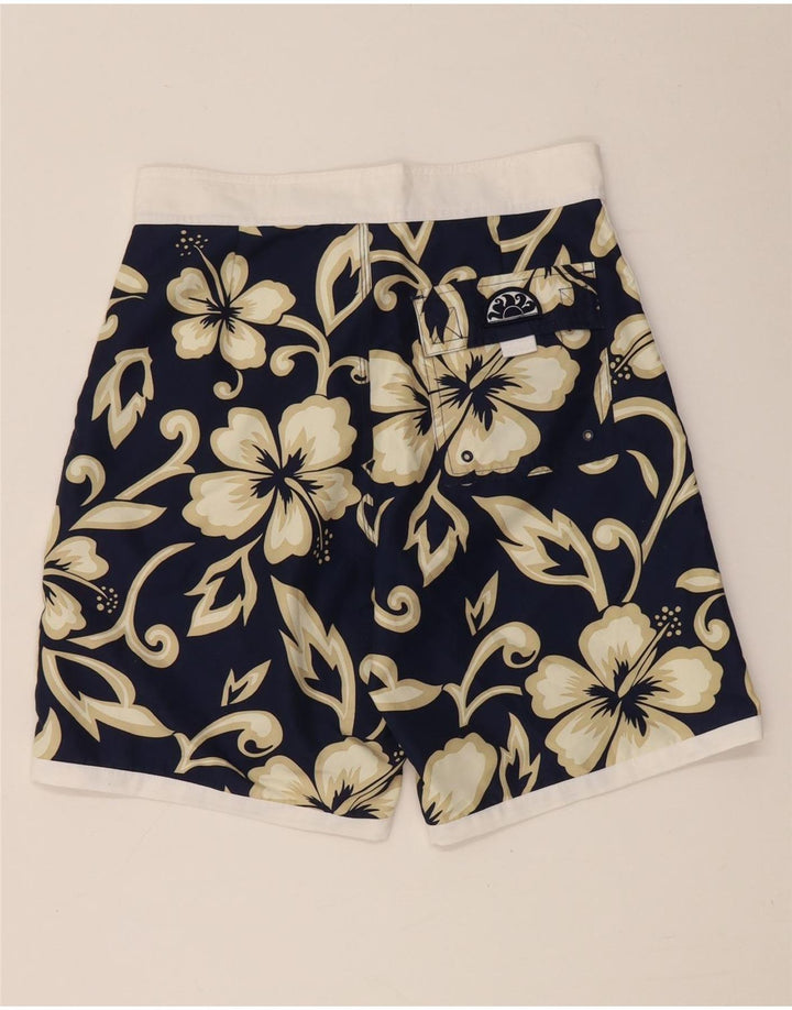 Sundek Short de Bain Homme Petit Polyester Bleu Marine Floral