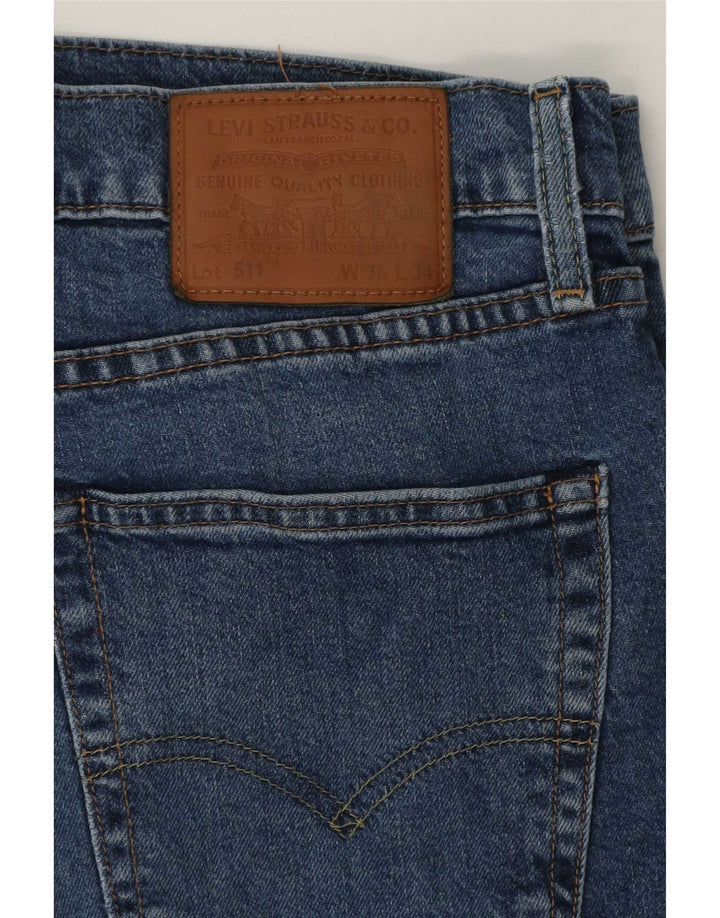 Levi's Jean Slim 511 Homme Bleu W36 L34 Coton