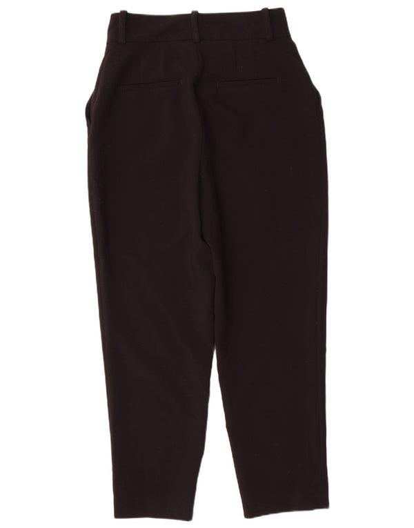 Zara Pantalon Chino Fuselé Taille Haute Femme Moyen W28 L27 Noir