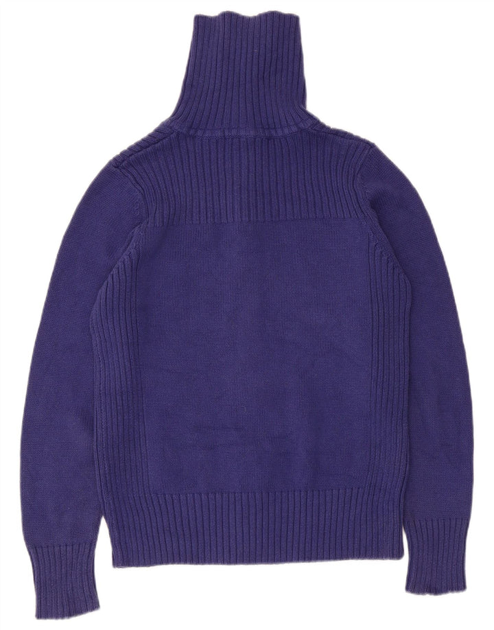 Marks & Spencer Cardigan pour femme en coton bleu moyen UK 14