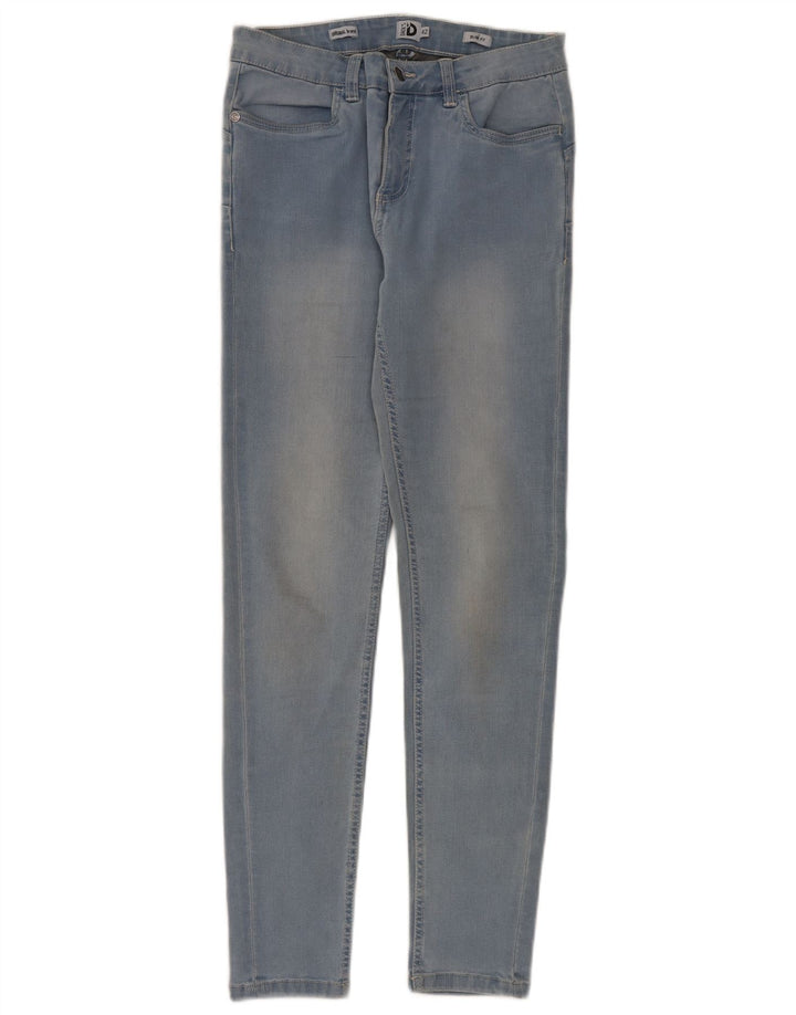 Dack's Jean Slim Femme IT 42 Moyen W28 L30 Bleu Tencel