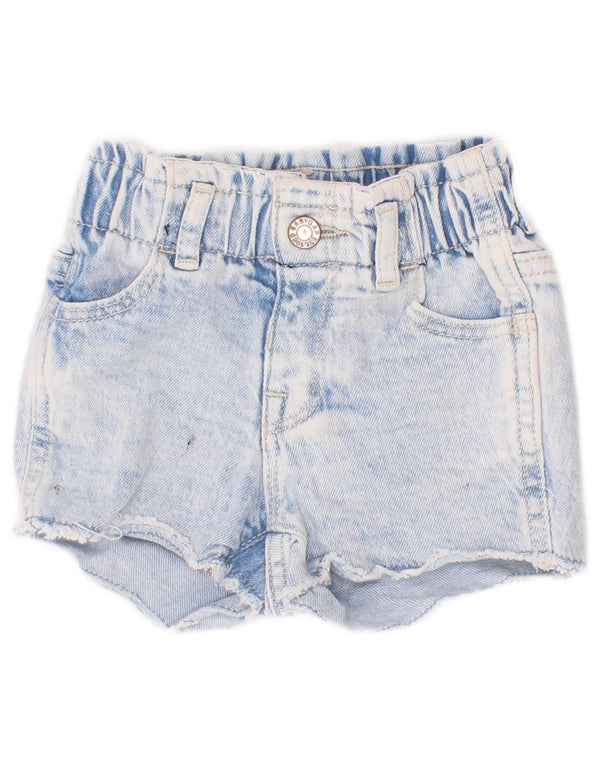Gap Short en jean bébé fille 6-9 mois W16 bleu coton