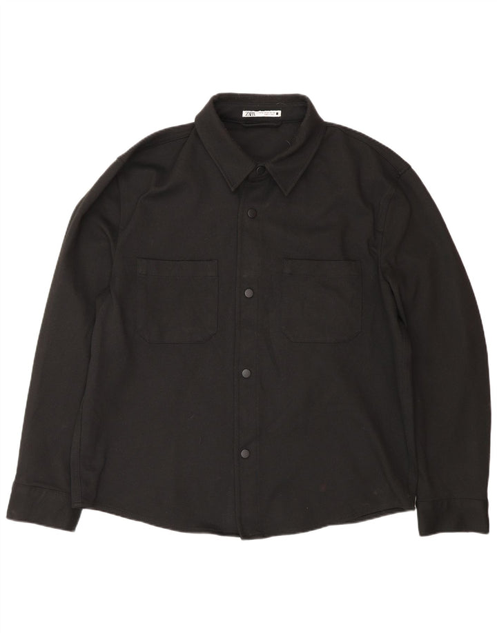 Zara Homme Surchemise Chemise XL Noir Polyester