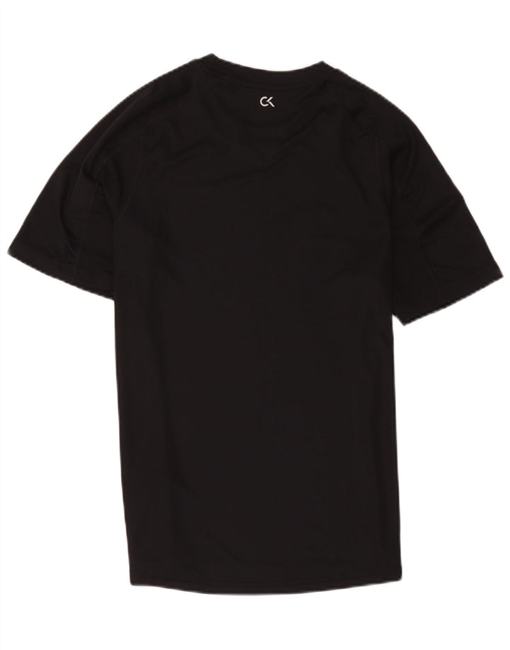 Calvin Klein T-shirt graphique pour homme Petit noir Polyester