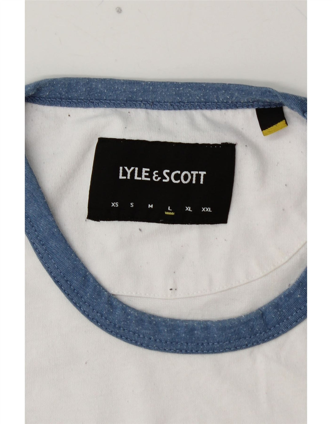 LYLE & SCOTT T-Shirt Homme Grand Blanc Coton