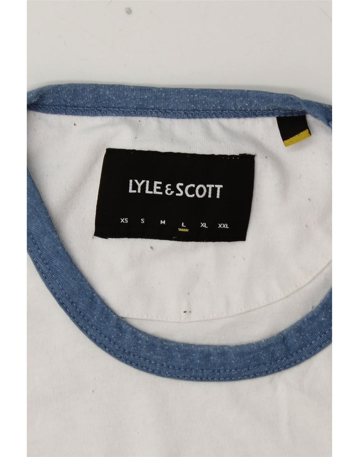 LYLE & SCOTT T-Shirt Homme Grand Blanc Coton