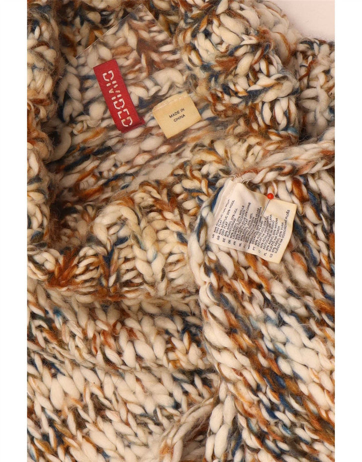 Divided Pull Col Roulé Femme EU 36 Petit Multicolore Moucheté