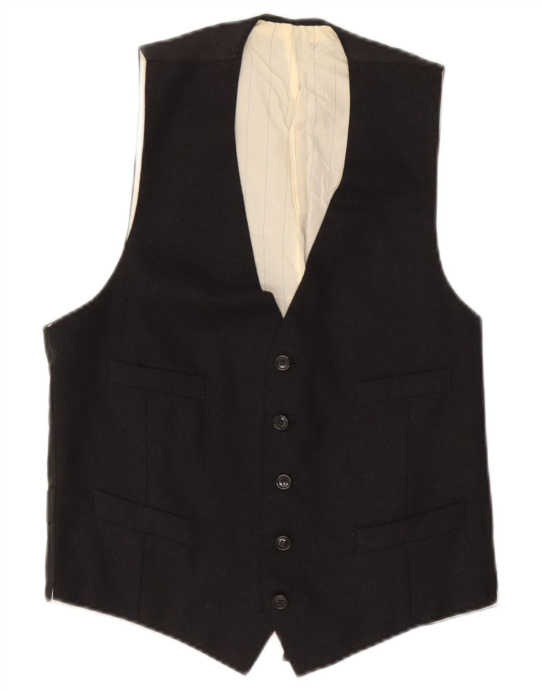 VINTAGE Gilet Homme Petit Noir
