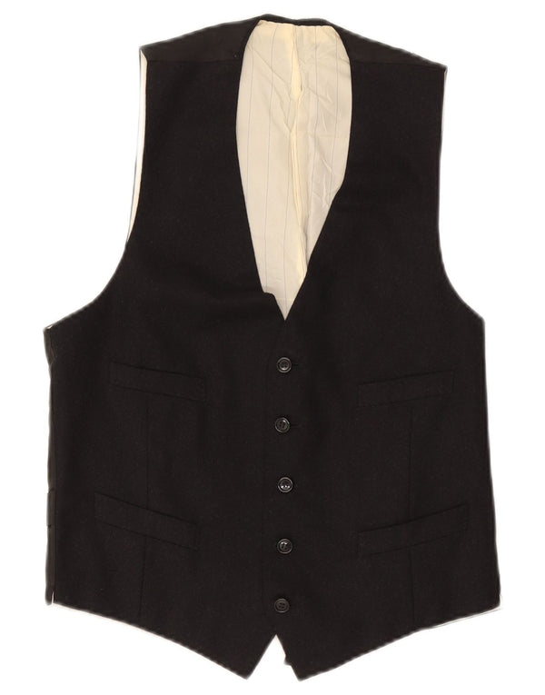 VINTAGE Gilet Homme Petit Noir
