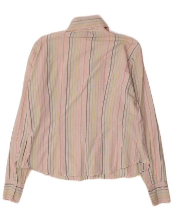 Gant Chemise surdimensionnée pour femme UK 10 Petit coton à fines rayures multicolores