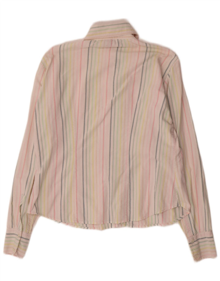 Gant Chemise surdimensionnée pour femme UK 10 Petit coton à fines rayures multicolores