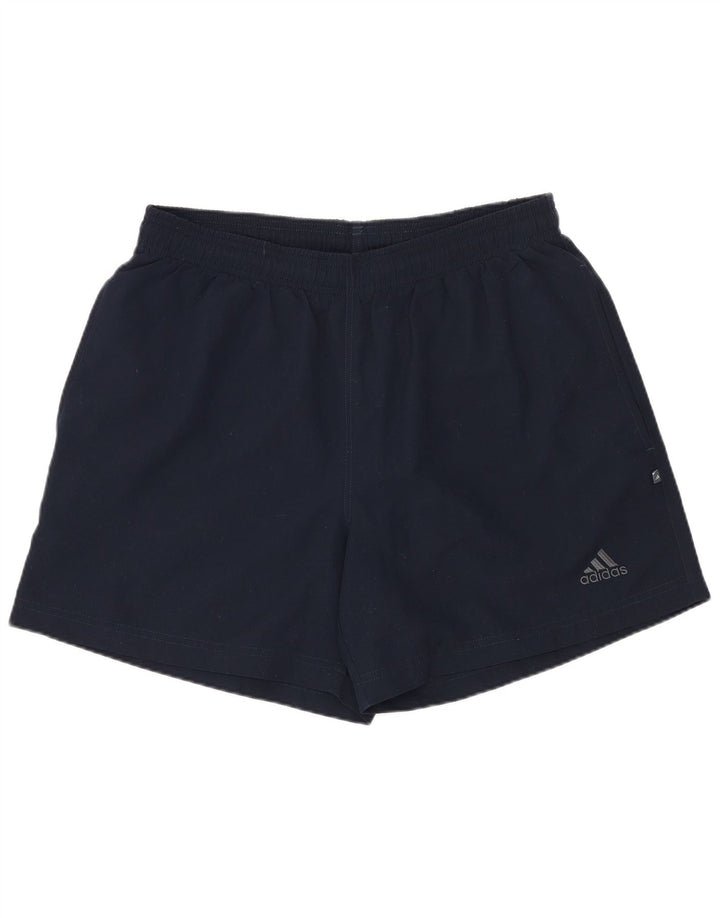 ADIDAS Short de sport homme bleu marine moyen polyester