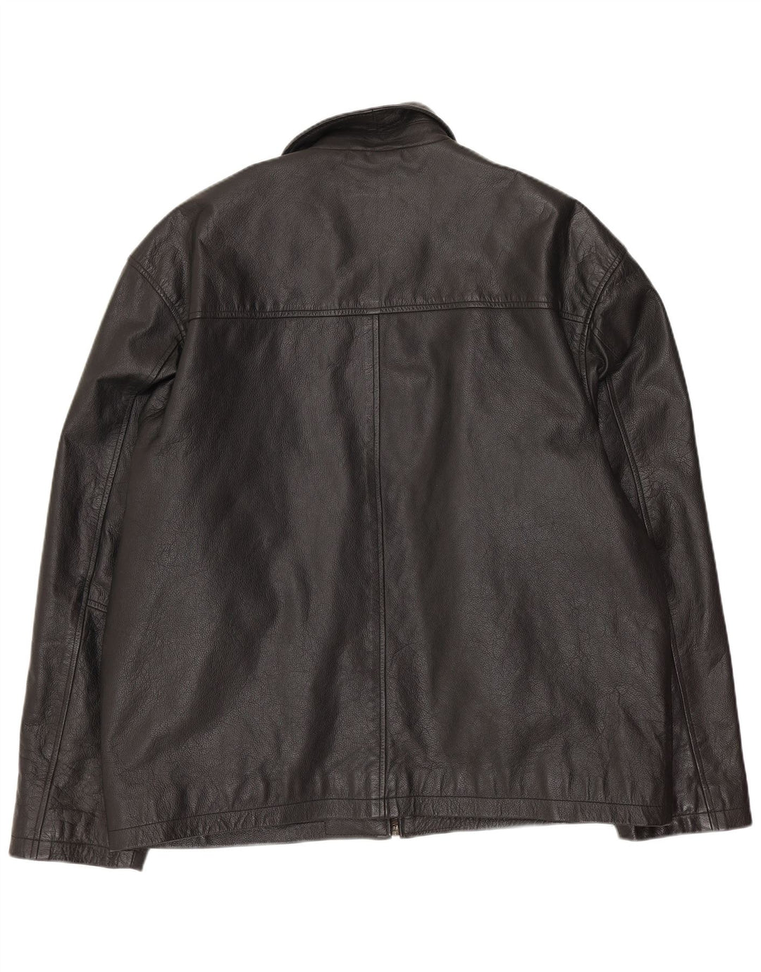 Veste en cuir homme vintage UK 42 XL Cuir noir