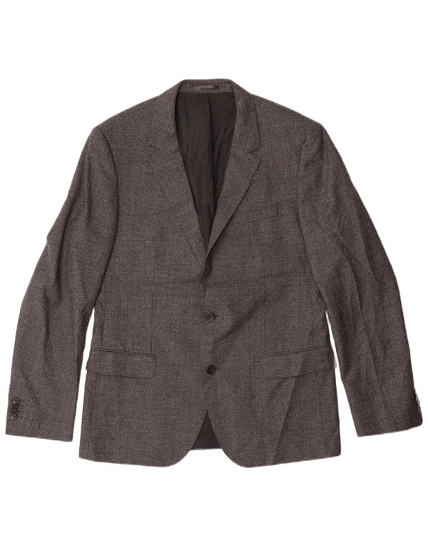 Hugo Boss Veste blazer slim à 2 boutons pour homme IT 52 XL Gris laine vierge