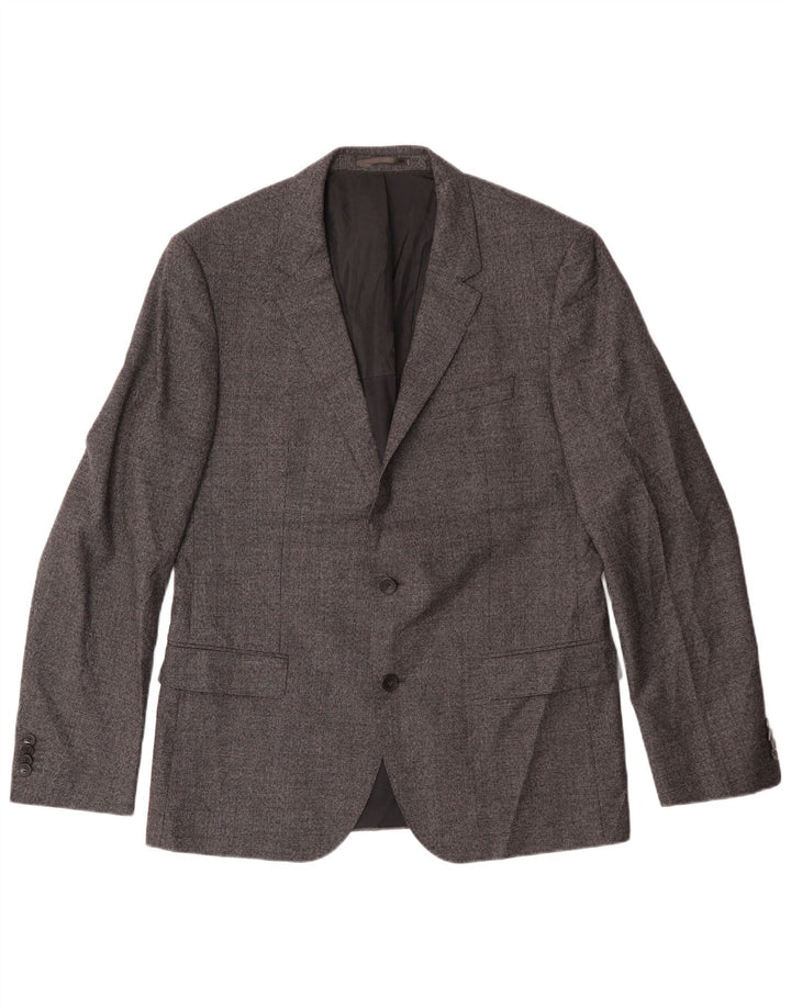 Hugo Boss Veste blazer slim à 2 boutons pour homme IT 52 XL Gris laine vierge