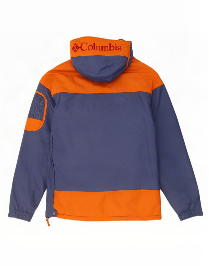 Columbia Veste Anorak Graphique pour Homme UK 36 Petit Bleu Marine Colorblock