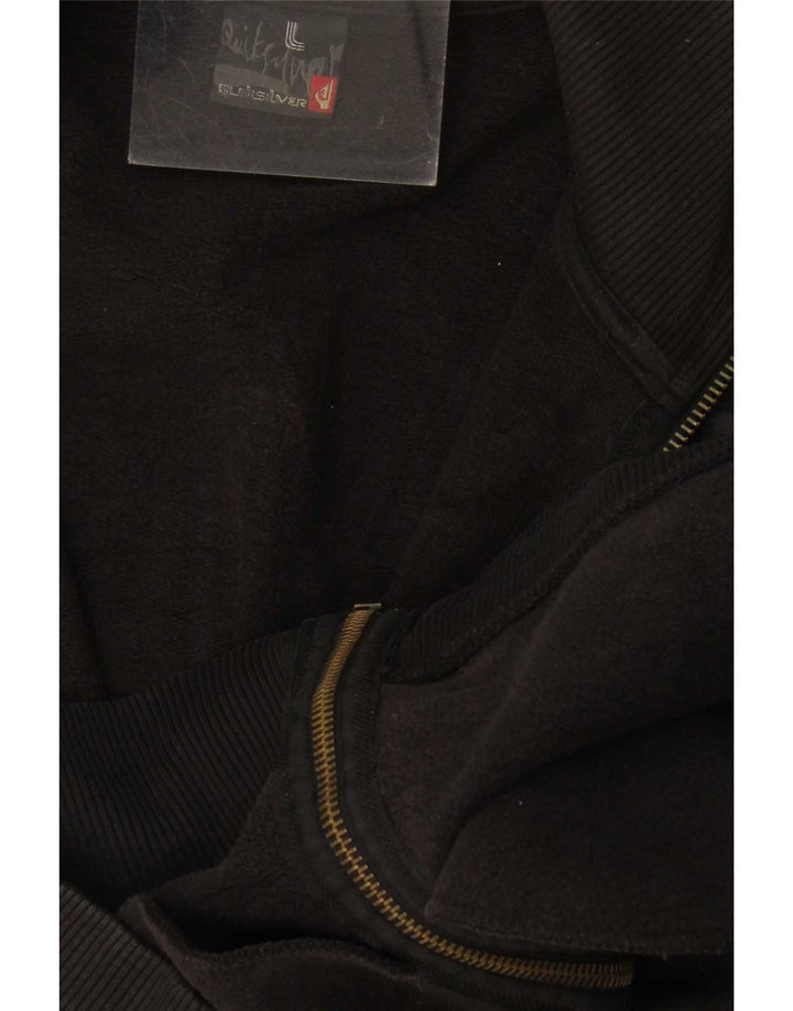 Quiksilver Veste de survêtement graphique pour homme, taille L, noir