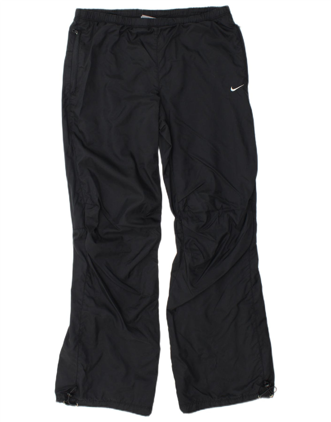 NIKE Pantalon imperméable pour femme UK 8/10 Small Noir Nylon