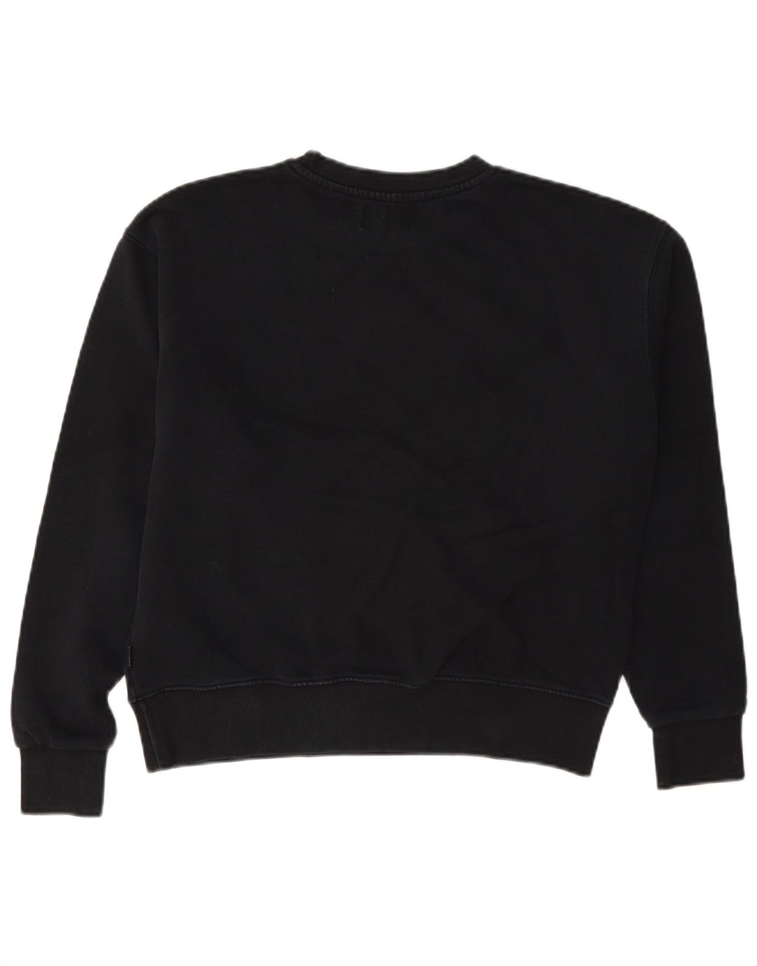 Converse Sweat-shirt surdimensionné pour femme UK 6 XS Noir Coton