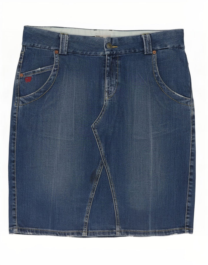 Tommy Hilfiger Jupe en jean pour femme Large W36 Bleu Coton