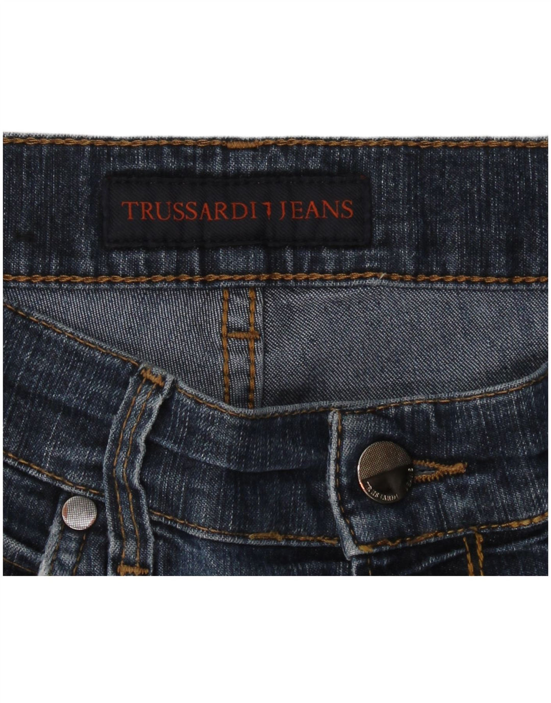 TRUSSARDI Jean Droit W30 L26 Bleu Homme