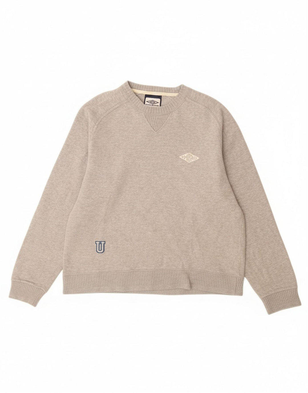 Umbro Sweat-shirt pour homme UK 35/37 Petit Gris Coton