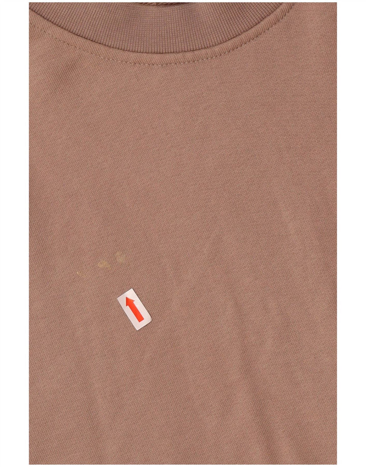 JACK & JONES Sweat-Shirt Graphique Homme Beige Moyen Coton