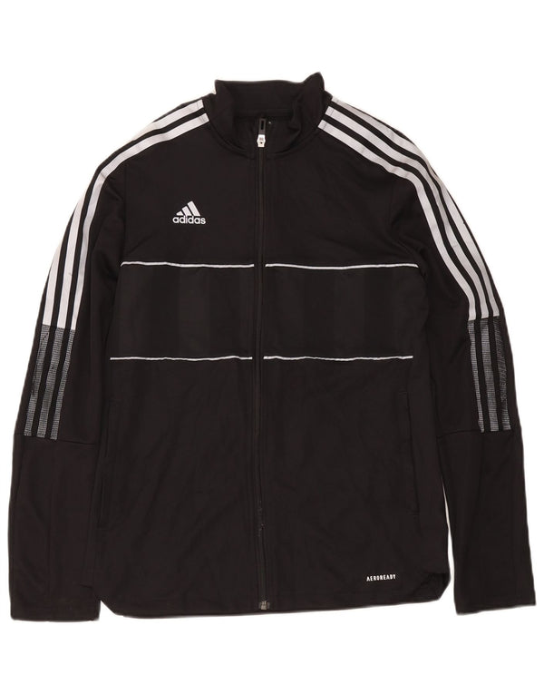 Adidas Veste de survêtement Aeroready pour femme UK 12/14 Noir moyen Sports