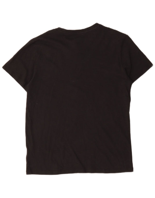 Jack & Jones T-Shirt Homme Haut Large Noir Coton