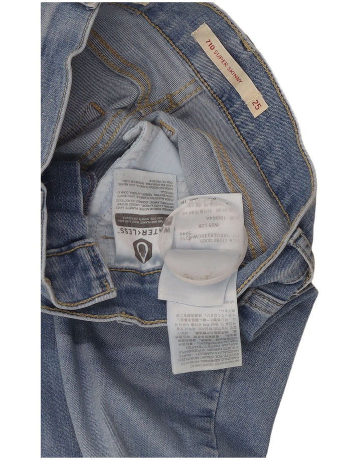 Levi's Jean 710 Super Skinny Femme Bleu W25 L28 Coton