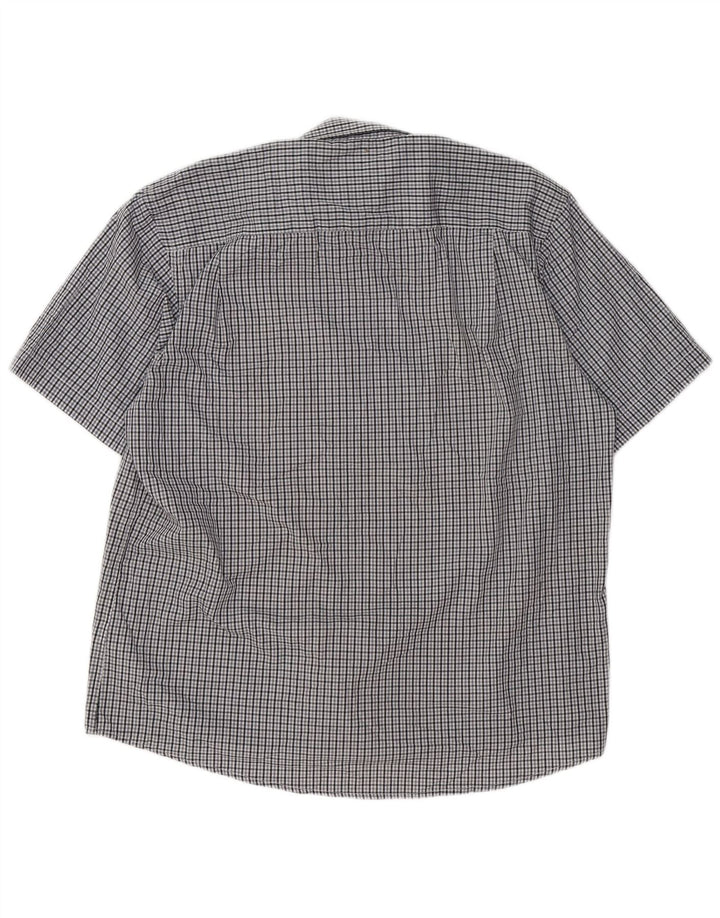 Pierre Cardin Chemise coupe régulière pour homme 3XL Gris à carreaux Polyester