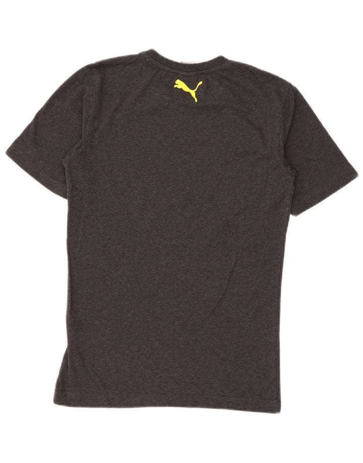 Puma T-Shirt Graphique Homme Petit Gris Coton