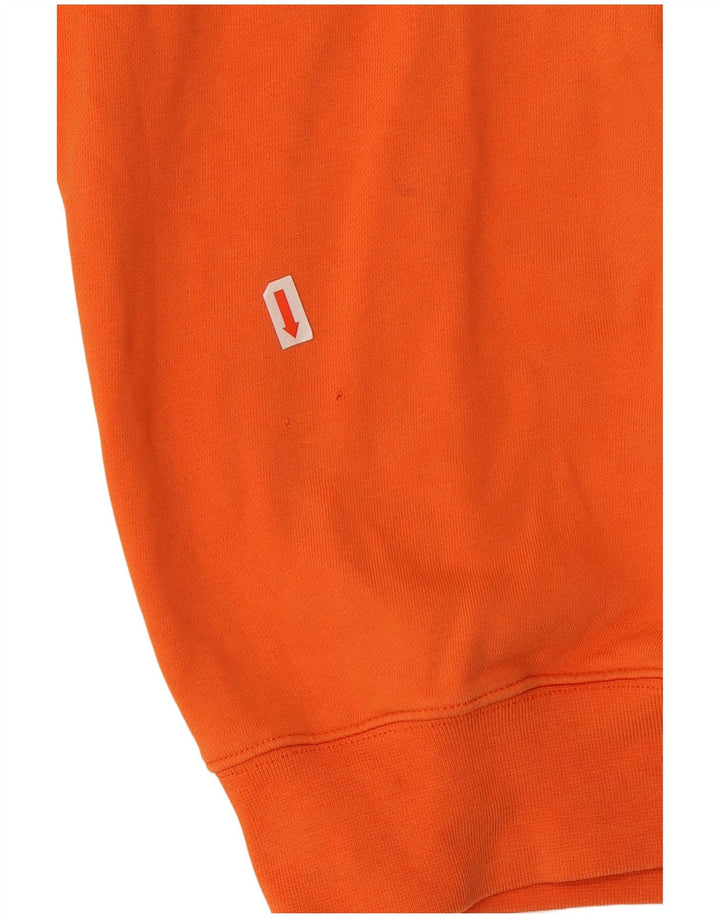Hugo Boss Sweat-shirt graphique pour femme UK 14 Orange moyen