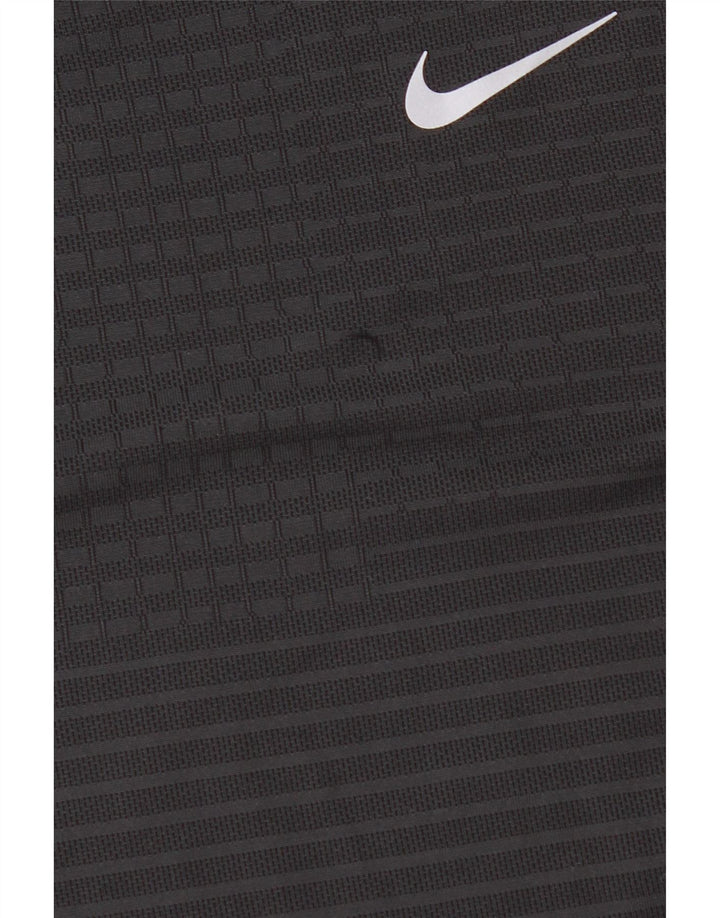 Nike T-shirt Dri Fit pour homme Gris moyen à fines rayures