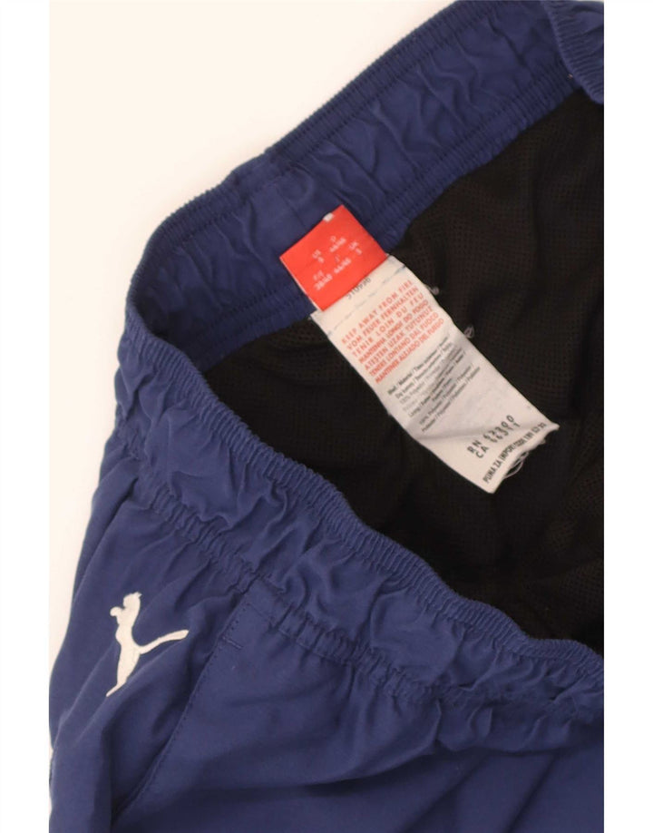 Puma Short de sport graphique homme petit bleu marine polyester
