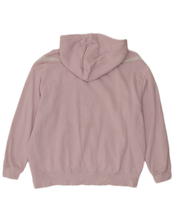 Nike Pull à capuche surdimensionné graphique pour femme UK 14 Rose moyen Colourblock