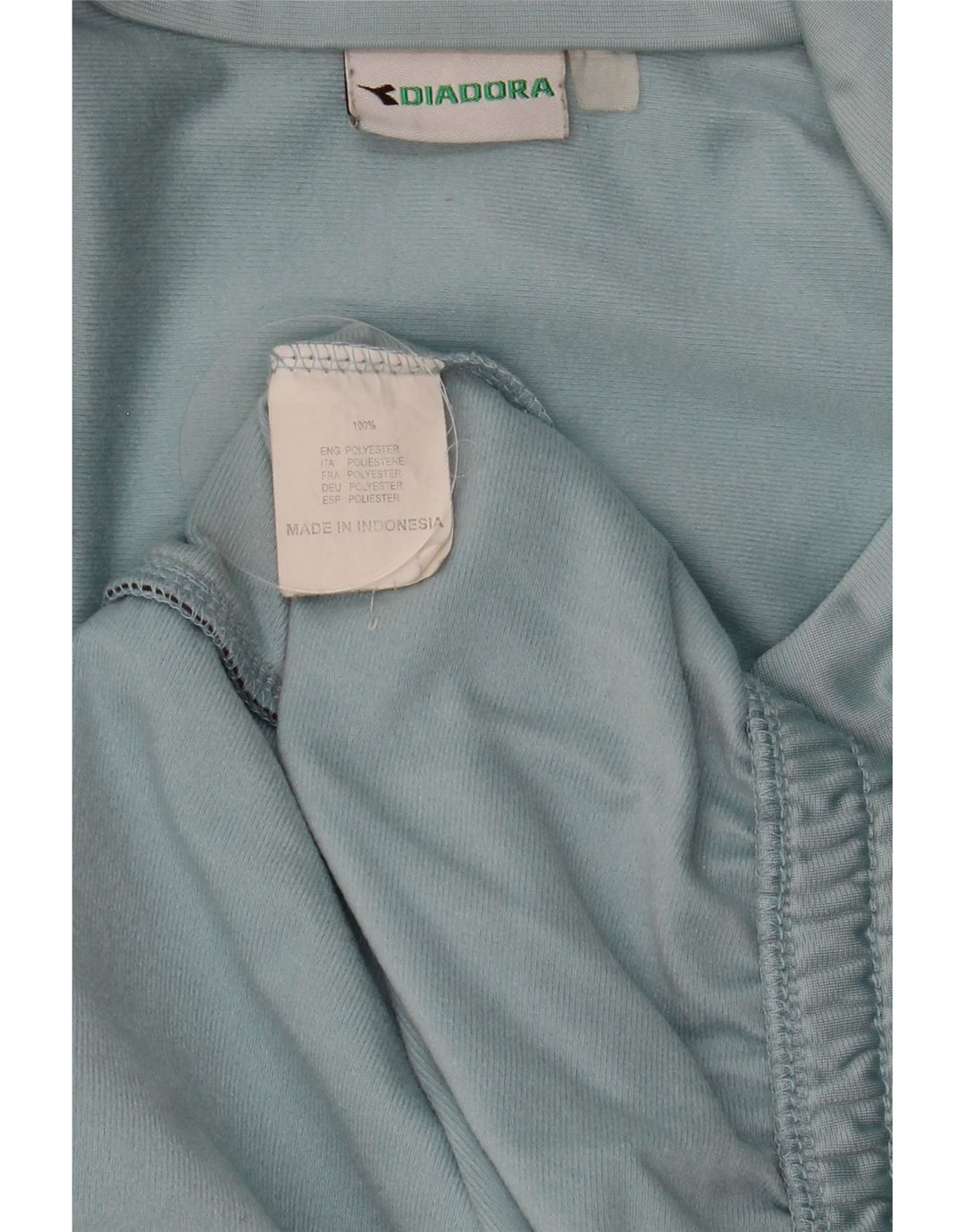 Diadora Veste de survêtement pour homme Large Bleu Polyester